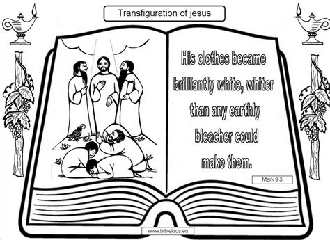 Transfiguration | transfiguration of jesus, coloring. Transfiguration Coloring Page - Coloring Home