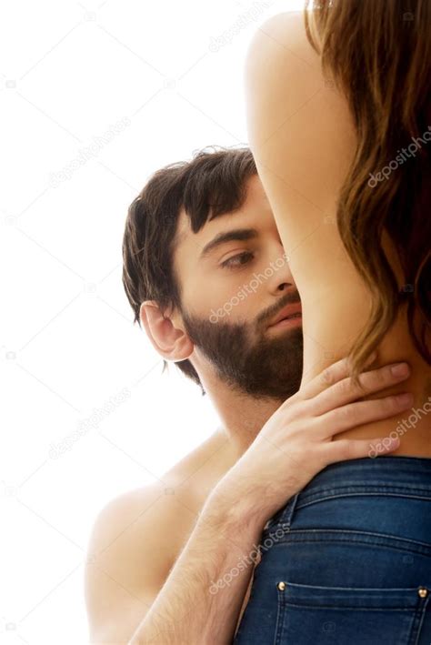 Man touching silm womans waist. — Stock Photo © piotr_marcinski #63270915