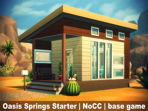 The Sims Resource Oasis Springs Starter House