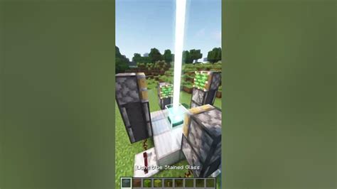 Working Rainbow Beacon In Minecraft Shorts Youtube