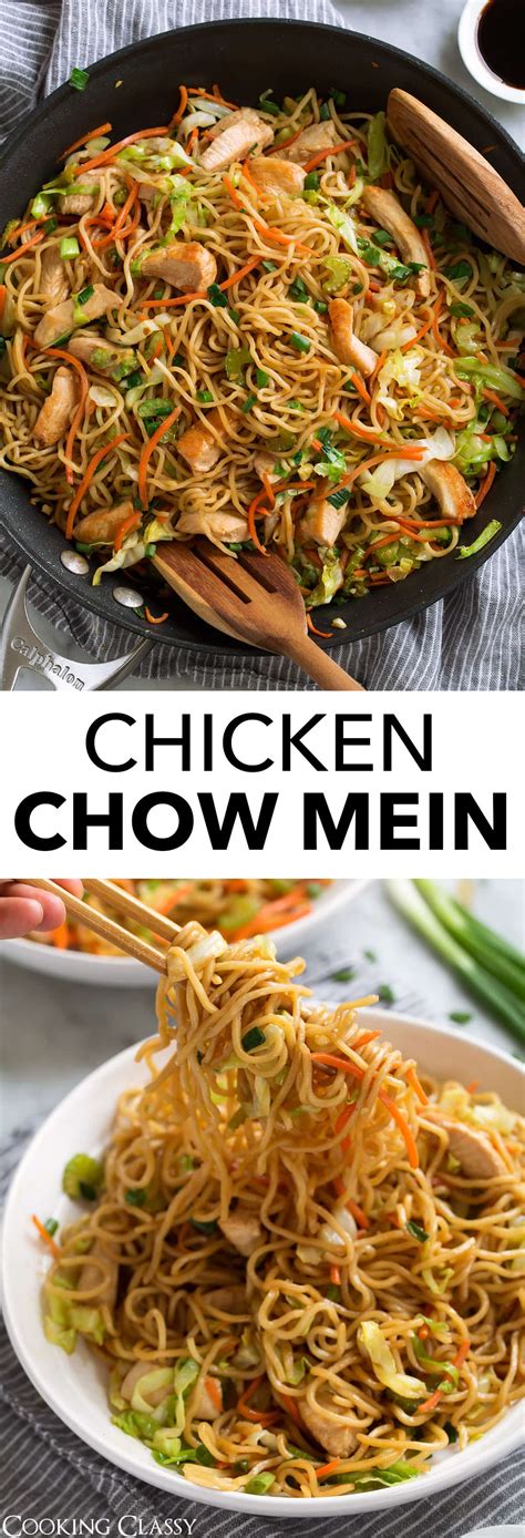 Chicken Chow Mein Recipe Cooking Classy