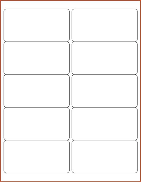 Free Avery Templates 8160 Labels Williamson