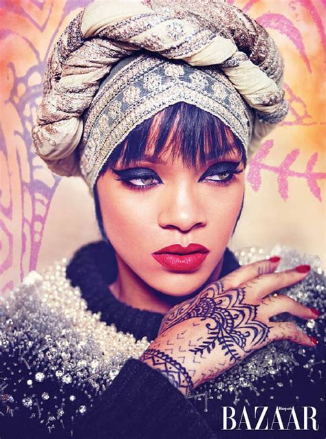 Rihanna Stuns In Harpers Bazaar Arabia I Want To Be Traditional To