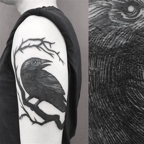 Best Tattoos Crow Cool Tattoos Birds Tattoo