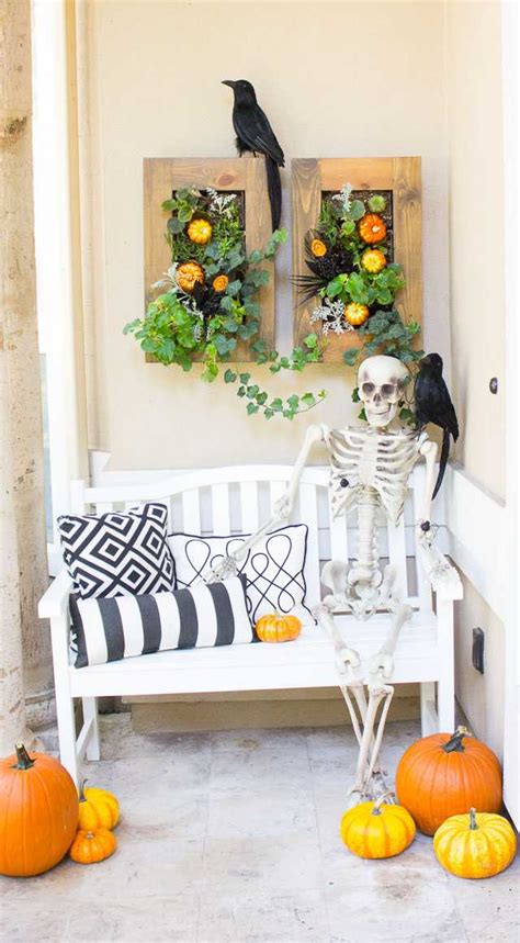 Fabulously Spooky Halloween Front Porches A Blissful Nest