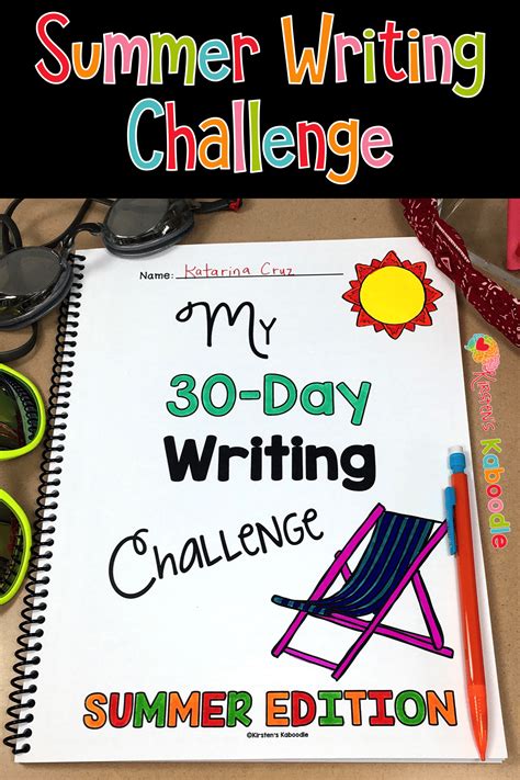 Summer Writing Prompts For Kids A 30 Day Writing Challenge
