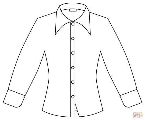 Blouse Coloring Page Free Printable Coloring Pages