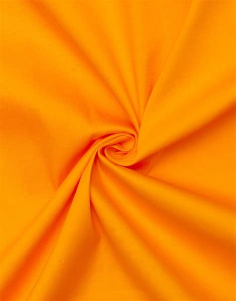 Orange Color Plain Cotton Lycra Dress Material Fabric Charu Creation