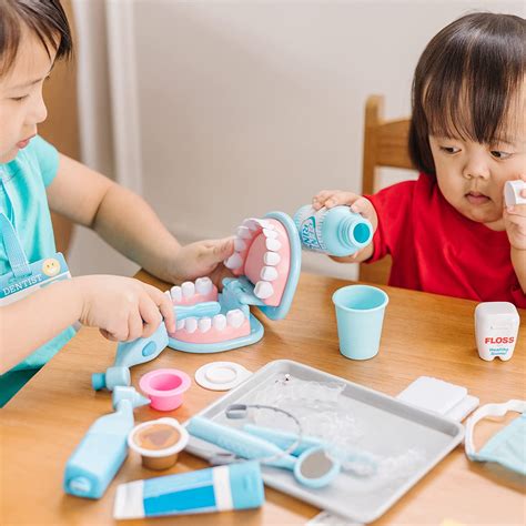 Buy Melissa And Doug Super Smile Dentist Kit With Pretend Play Set Of