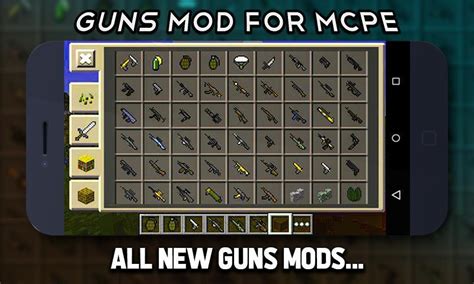 3d Guns Mod For Minecraft Pocket Edition New Apk For Android Download