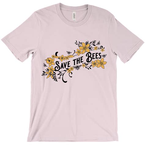 Save The Bees Shirt Yellow Flowers Beekeeper Shirt Personalized T