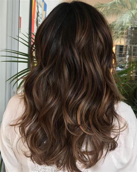 With the balayage technique dye is applied to hair without the use of foil, resulting in a more natural and more exquisite look that feels like any brunette's major hair goal. Balayaged Layers For Thick Hair | Hair styles, Thick hair ...