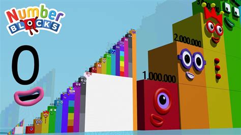 Looking For Numberblocks Step Squad Zero To 20 Vs 20 000 To 20 Million