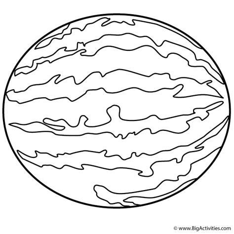 Maybe you would like to learn more about one of these? Watermelon - Coloring Page (Fruits and Vegetables)