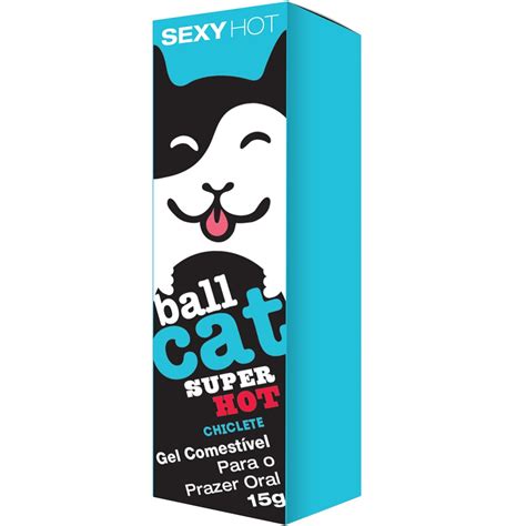 Gel Comestível Para Sexo Oral Ball Cat Super Hot Chiclete Sexuale Sex