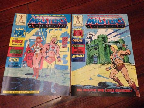 Comicsvalue Masters Of The Universe Adventure Magazine 15 16 He