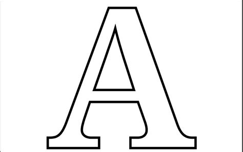 Letter A Coloring Pages Printable Letters Lettering