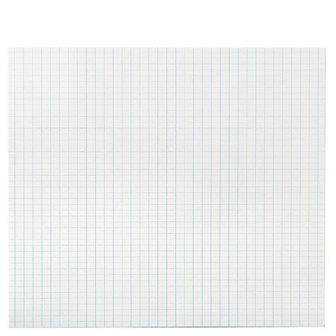 School Smart Graph Paper 14 Inch Rule 9 X 12 Inches White 500