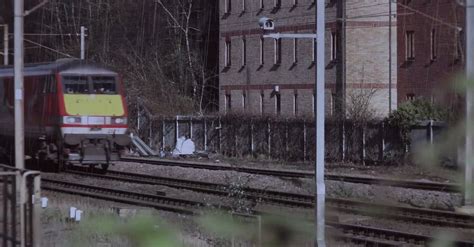 Train Passing By On A Rainy Day · Free Stock Video