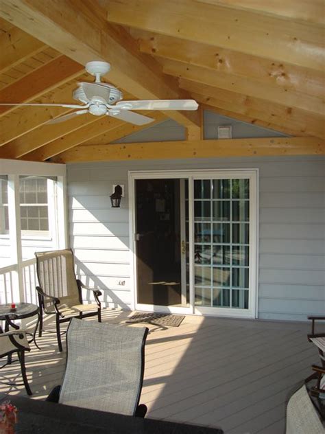 I am the owner/operator of custom deckworks in central arkansas. ceiling | Gable roof design, Patio roof, Roof design