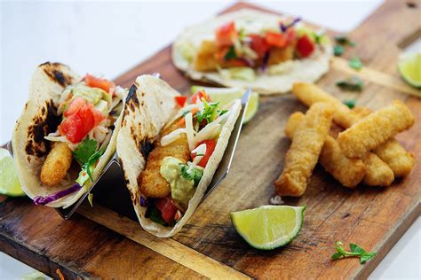 Crispy Fish Stick Tacos In The Air Fryer