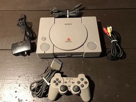 Sony PlayStation PS1 Gray Console System (SCPH-1001) w/ Analog ...