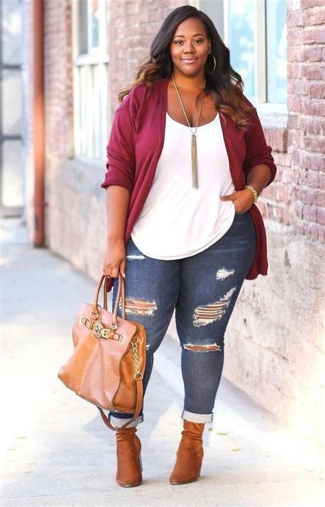 5 stylish plus size fall outfits for curvy girls her style code