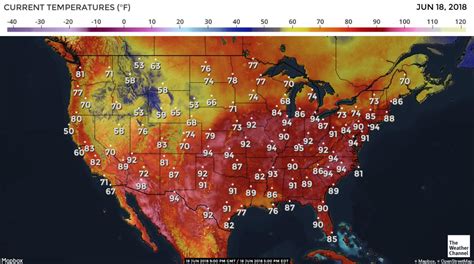 10 Day Us Temperature Map World Map