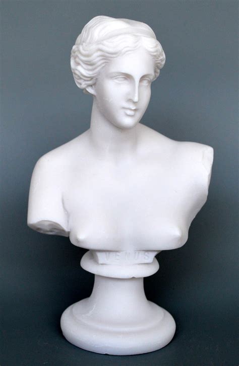Déesse Aphrodite Venus Alabaster Statue Bust Head Etsy France