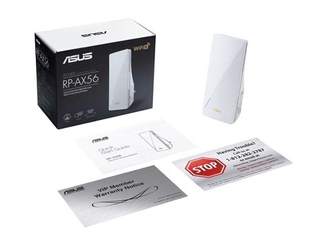 Asus Ax1800 Dual Band Wifi 6 80211ax Repeater And Range Extender Rp