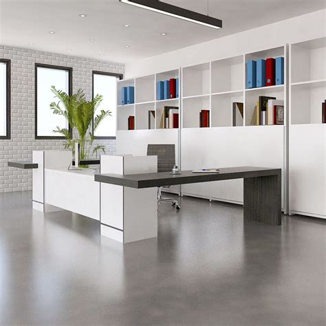 Small reception desk reception desk design reception counter office reception reception furniture autocad modular office wave design simple elegance. Buy a Hand Crafted Alpha Deluxe Reception Desk Workstation ...