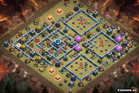 Town Hall 13 Th13 Wartrophycwl Base 935 With Link 4 2020 War