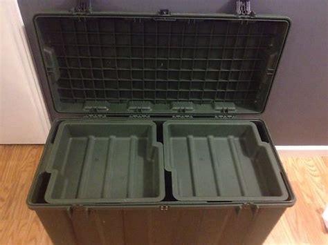 Hardigg Tl500i Case Tuff Box Military Foot Locker Green Nice 456920071