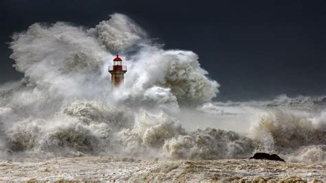 Lighthouse In Ocean Storm Image Id 251408 Image Abyss