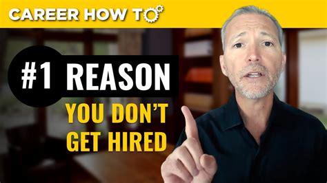 Job Interview Tip The Number 1 Reason Why You Dont Get Hired Youtube