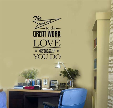 Office Vinyl Wall Decal Quote Inspirational Saying Office Team Work Stickers Mural 2882di