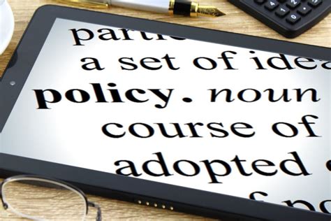 Policy - Free of Charge Creative Commons Tablet Dictionary image