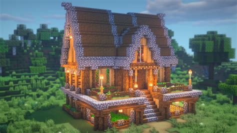 Wooden Mansions In Minecraft