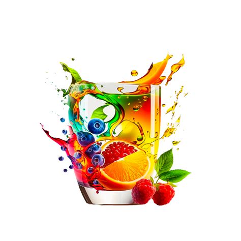 Fruit Juice Splash Png Generative Ai 24396260 Png