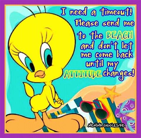 Pin By Barbara On Tweety Quotes Funny Cartoon Quotes Tweety Bird
