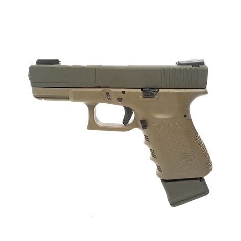 Pistola Glock 19 Od Green Cal 9mm Triestina