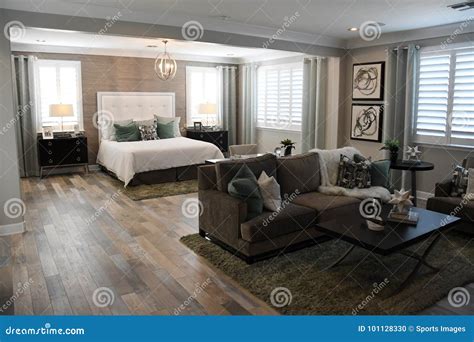 New Modern Bedroom Of A Classic Home In Arizona Editorial Image Image