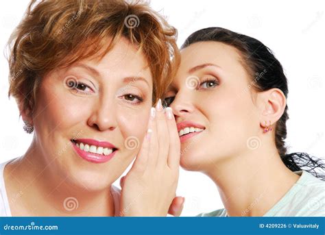 Whisper In The Ear Royalty Free Stock Image Image 4209226