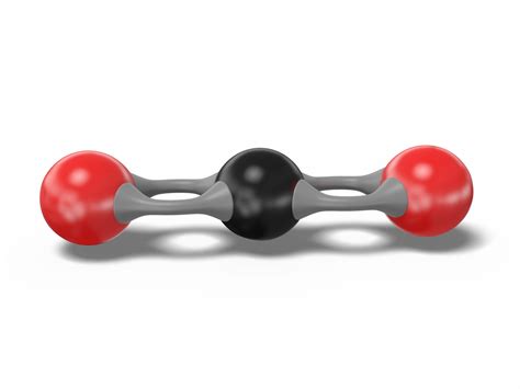 3d Carbon Dioxide Molecule Co2 Turbosquid 1543637