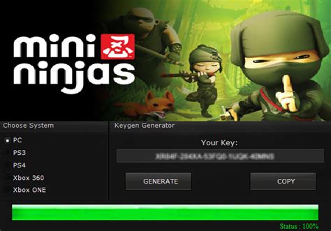 Mini Ninjas Key Generator Keygen For Full Game Crack Keygenforbestgames