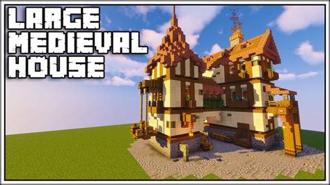 Today i will show you how to build a medieval market stall minecraft tutorial. Minecraft Large Medieval House Tutorial | Medieval houses ...