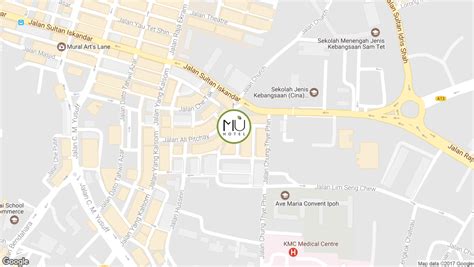 Contact MÙ Hotel Ipoh Malaysia · Address And Location Map