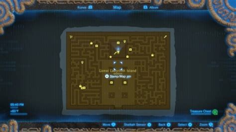 Botw North Lomei Labyrinth Map Tu Kaloh Shrine Guide Zelda Dungeon