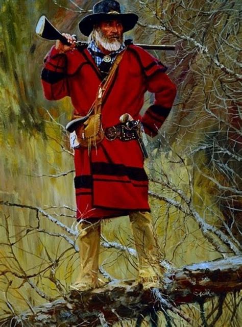 Mountain Man in a Red Coat | Mountain man, Mountain man ...