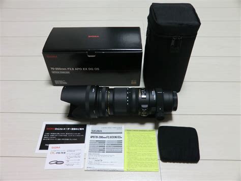 ヤフオク シグマ Sigma Apo 70 200mm F2 8 Ex Dg Os Hsm S